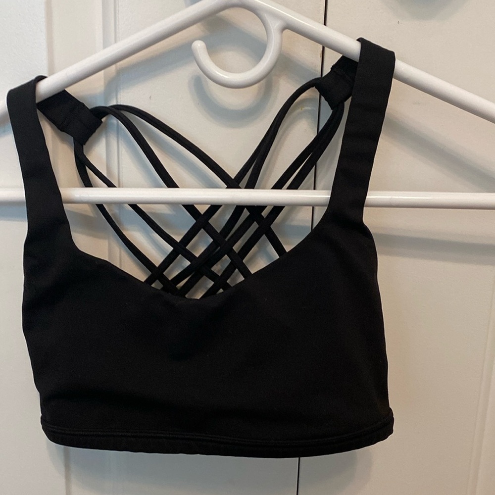 Lululemon  black sports bra - size 2